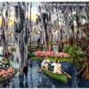 1940s postcards of a moss festooned lagoon in Dupree Gardens